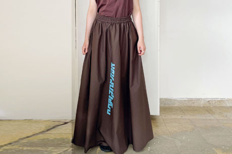 LOTISHAN Brown Skirt Sample #002